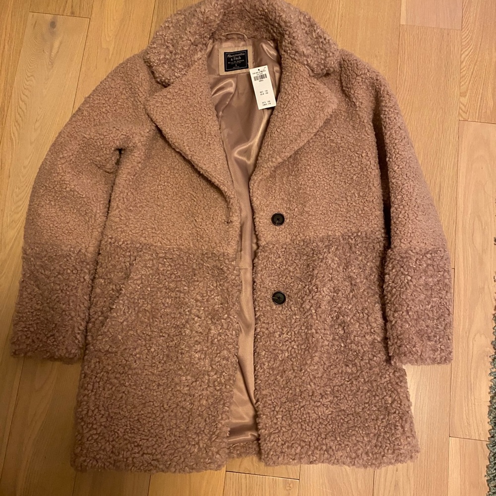 Abercrombie & Fitch teddy bear winter jacket